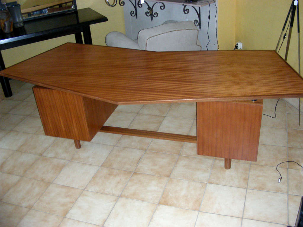 French Large desk from the 1950's For Sale