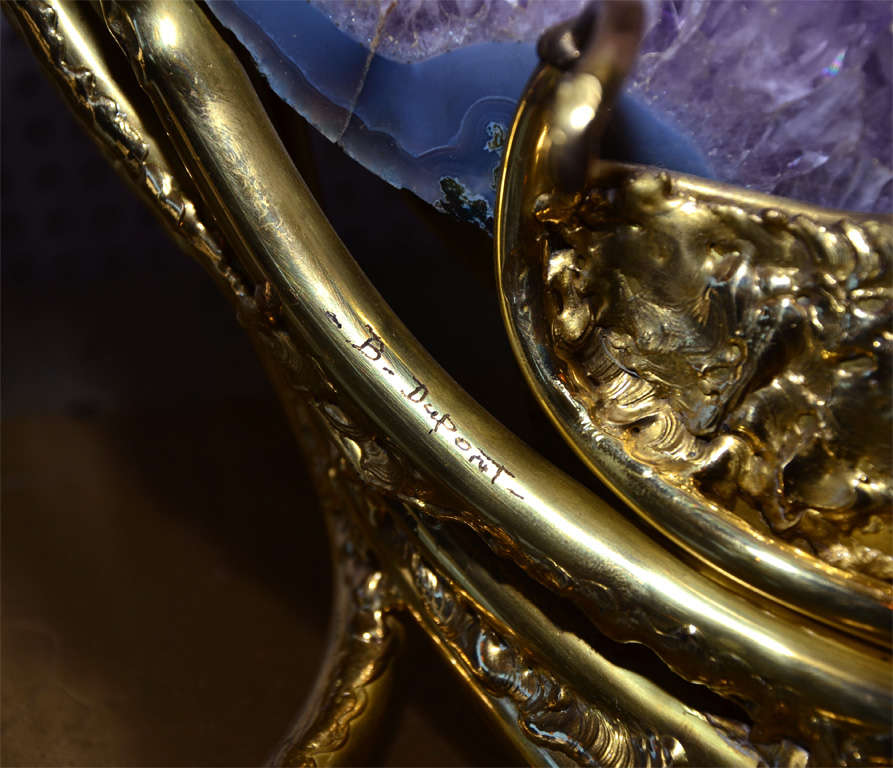 19701980 Lamp Signed by B. Dupont For Sale at 1stdibs