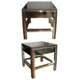 Pair of night tables attributed to Willy Rizzo