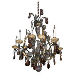 1920-1930 Chandelier Attributed to Maison Bagues