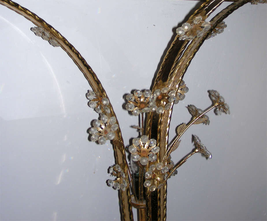 Half moon console with light. 1