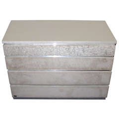 Beautiful 1980s Resin Commode Signed