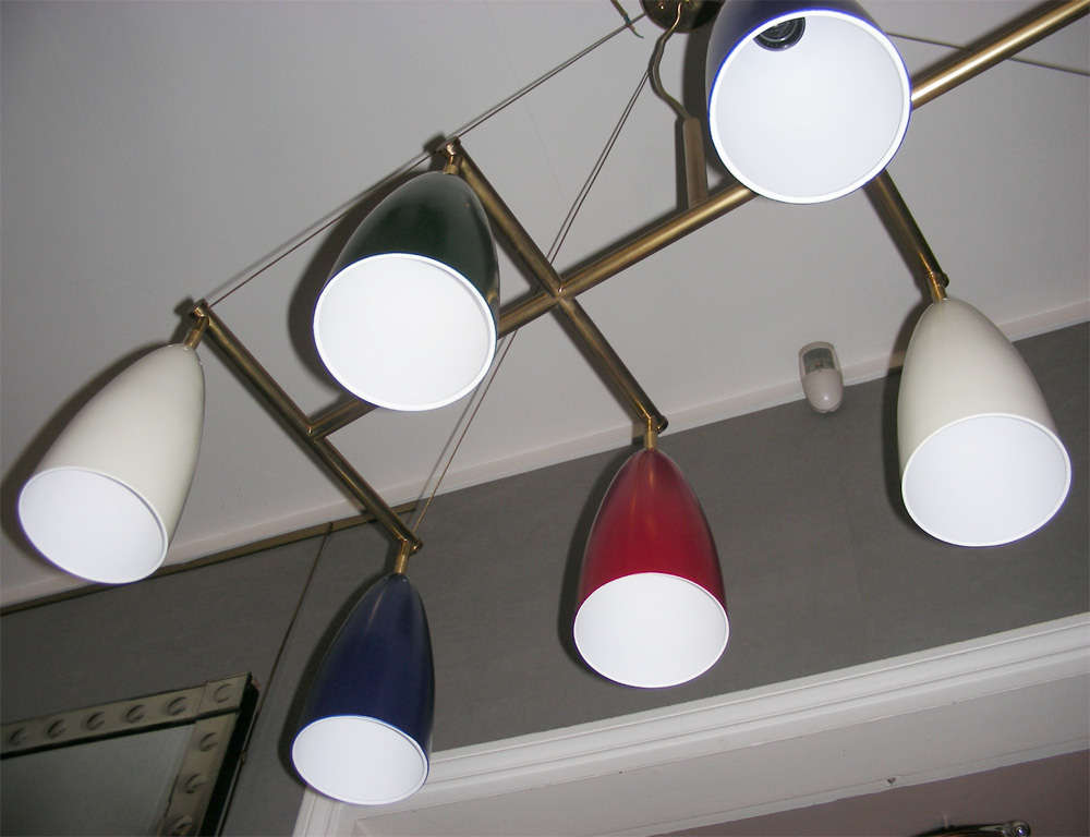 Lampadario italiano del 1950-1960 in vendita 1
