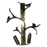 Large Bronze Sconce Signed by Willy Daro