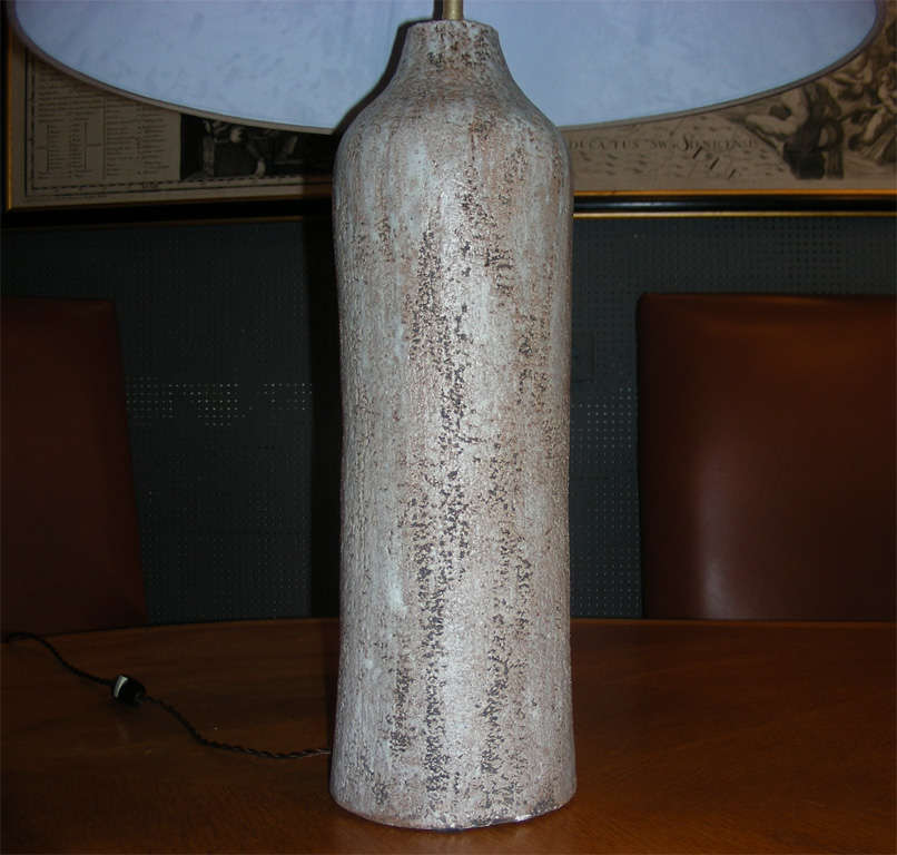 End of 1950s-Early 1960s Ceramic Lamp For Sale 2