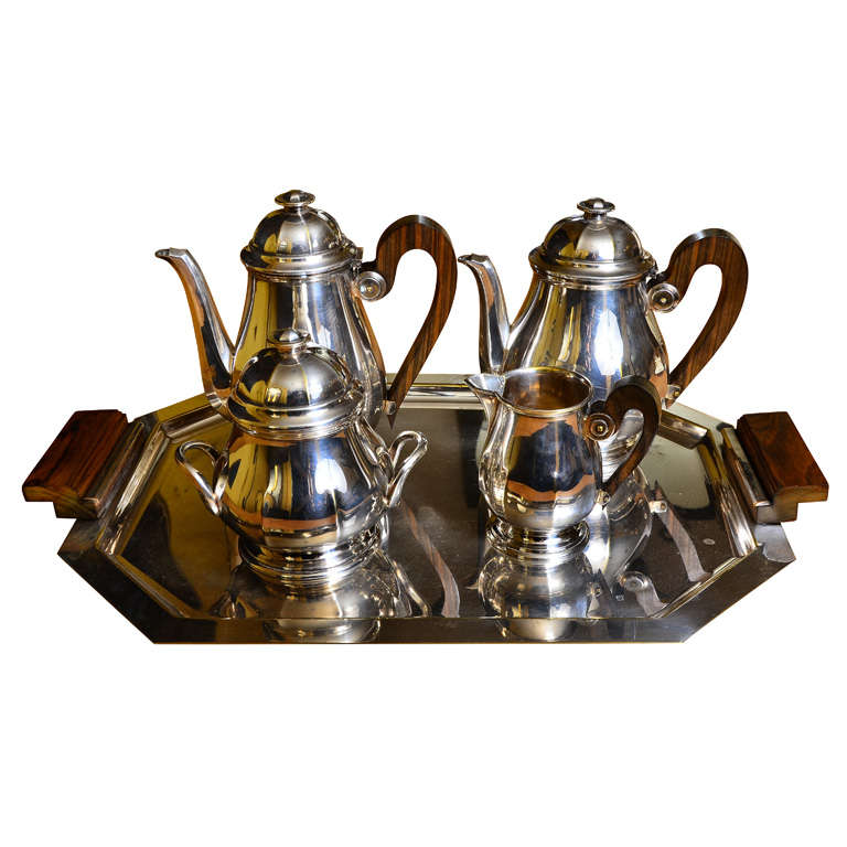 1930s Coffee and Tea Silver Plated Set