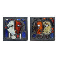 Two 1947 Rare Ceramics by Fernand Léger
