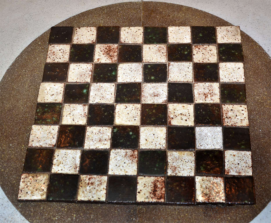Ceramic 1960s Chess Game by Andree Hirlet-Albrieux For Sale