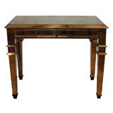 Console table all in mirror .