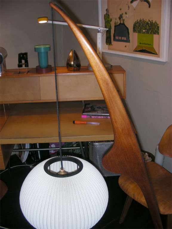 1960s Praying Mantis Floor Lamp Edited by Rispal For Sale 3