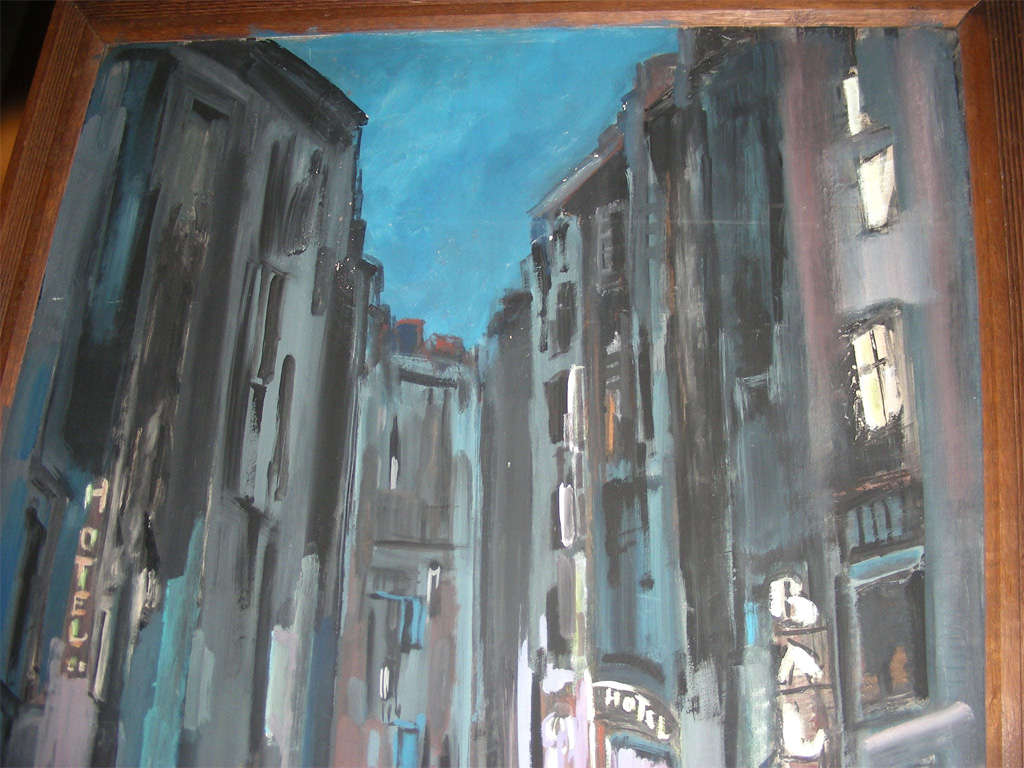 Street View francesa de 1978 pintada por Claude Candela en venta 2