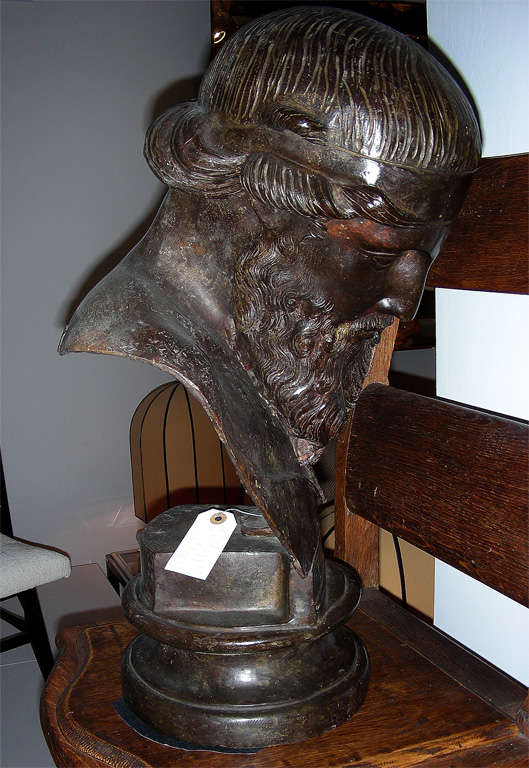 A beautiful bronze bust of Plato 3