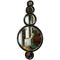 1980s Mirror with Multiple Elements
