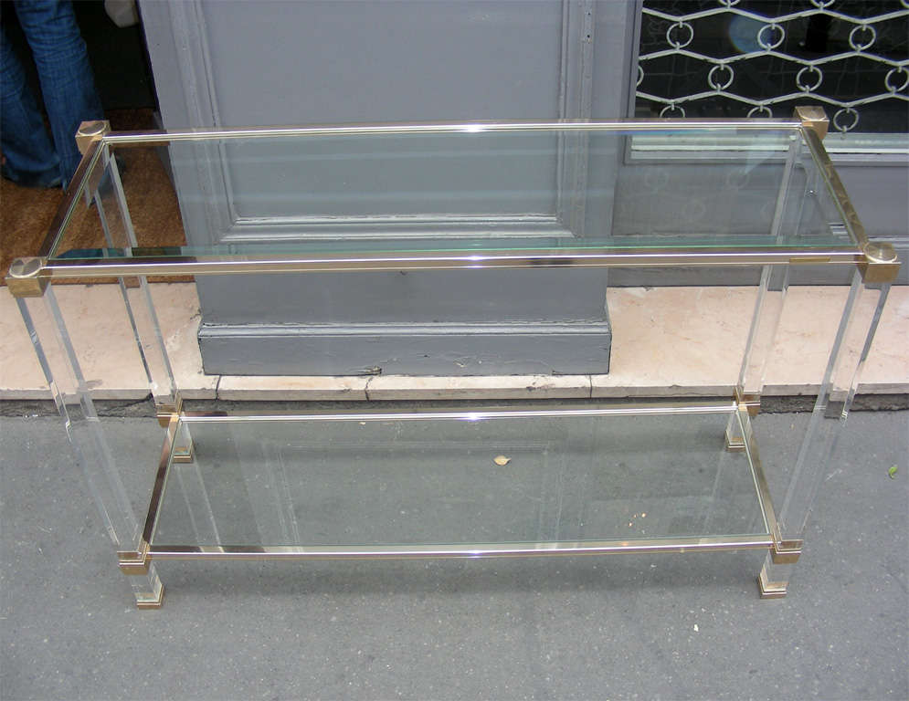 Two 1970s Console Tables by Pierre Vandel