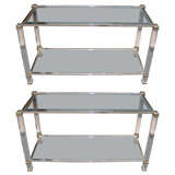 Two 1970s Console Tables by Pierre Vandel