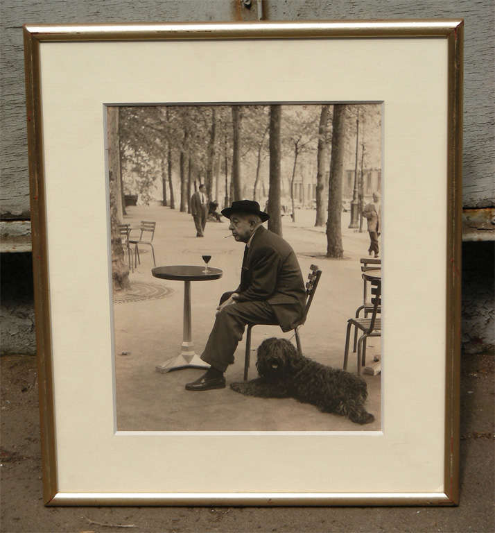 Old Photograph Of Jacques Prevert By Robert Doisneau