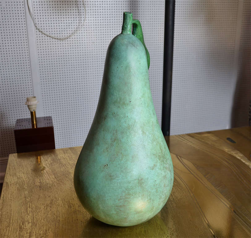 Late 20th Century Huge Pear & Sweet Pepper Sculpture By Artus Bertrand For Sale