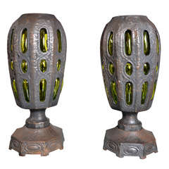 Awesome Pair of Lamps attributed to Robert Phandeve