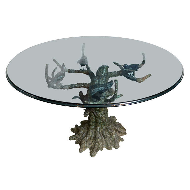 Tree Trunk Dining Table by David Barrett For Sale at 1stDibs tree