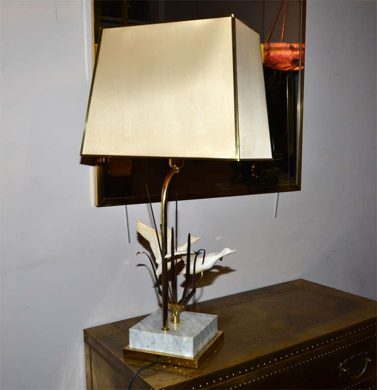 1970s Lamp with Flying Geese For Sale 3