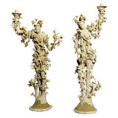 Pair Of Daphne Candelabras Pair Of Daphne Candelabras