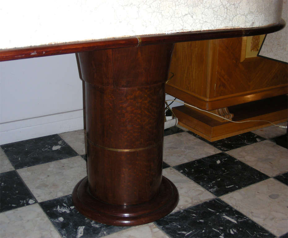 1940s Mirror-Clad Table For Sale 1