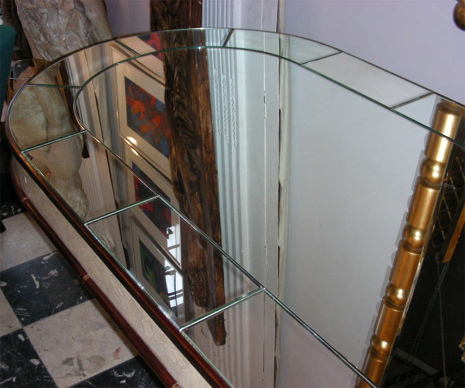 Table en miroirs des années 1940 en vente 2