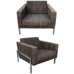 A set loungechairs designed by Kurt Tuth