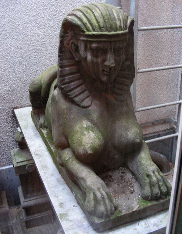 Set of 2 Sphinxes For Sale 1
