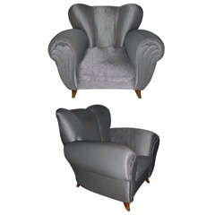 Pair of SilverClouds Armchairs by ulrich
