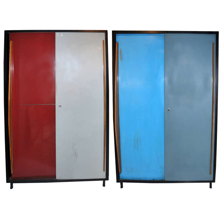 Set of Two Cabinets by Willy Van Der Meeren For Sale