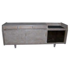 Used A Large french cerused  oak sideboard from the 40's