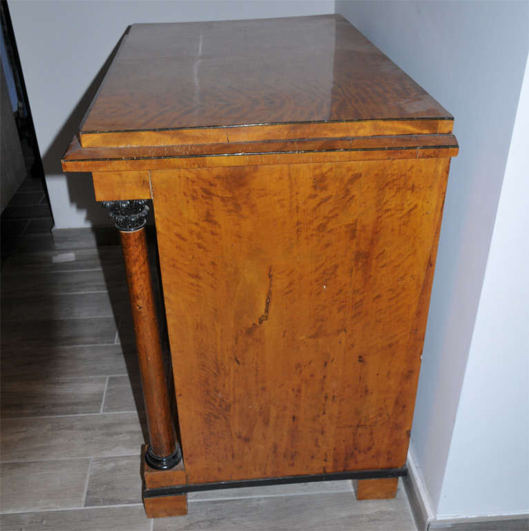 A Biedermeier Chest of Drawers from early 19 century For Sale 5