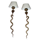 A Pair of Sconces in Bronze