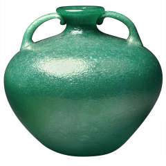 Seguso Vetri D'Arte - Mid-1930s Impressive "pulegoso" Glass Vase
