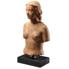 Joseph Rivière - Terracotta Sculpture Circa 1940