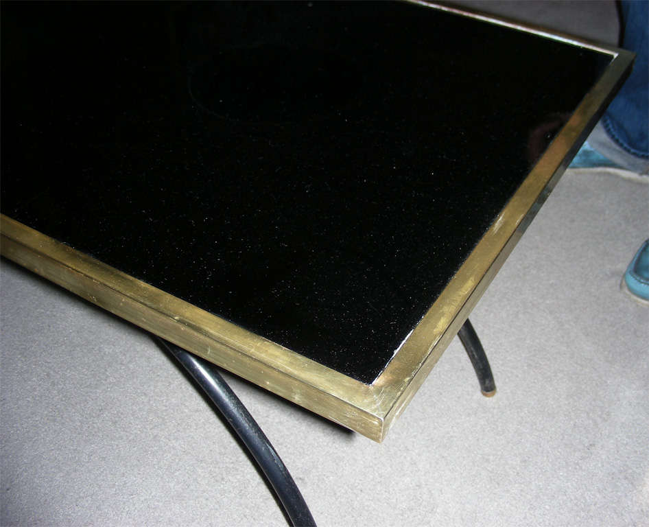 1940s Coffee Table by Jacques Adnet For Sale 3