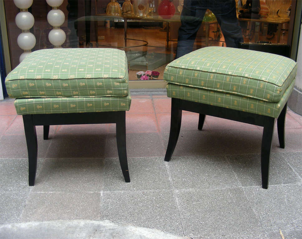 Pair of stools .