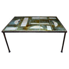 1950s Coffee Table by Les 2 Potiers
