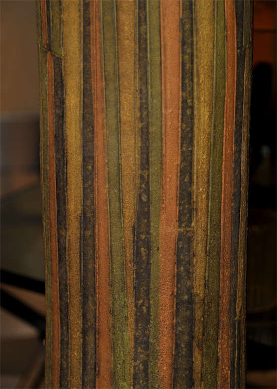 Milieu du XXe siècle Lampe en céramique de Vallauris 1950-1960 en vente