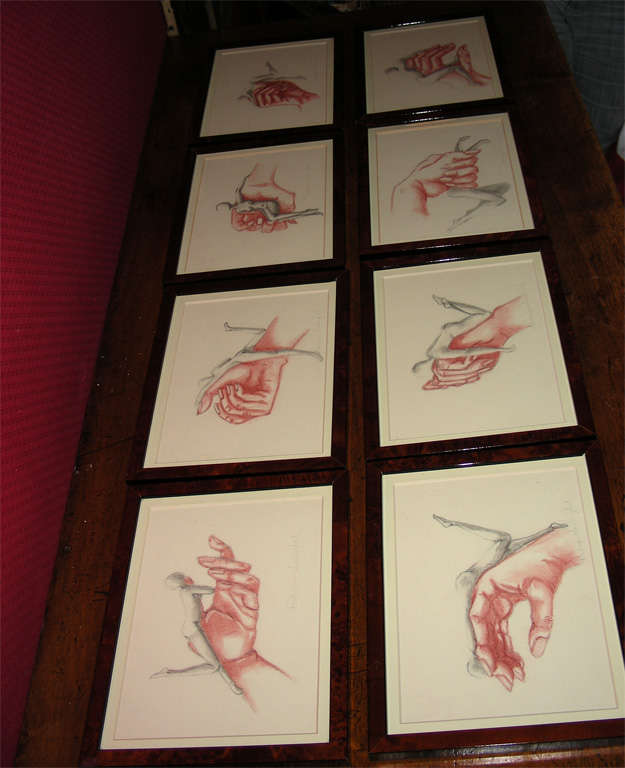 Eight Drawn Studies by Frédérique Lombard Morel For Sale 4