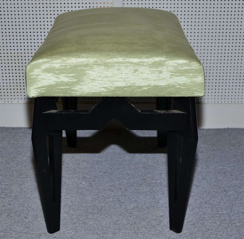 Wood Pair of Italian 1950s Stools