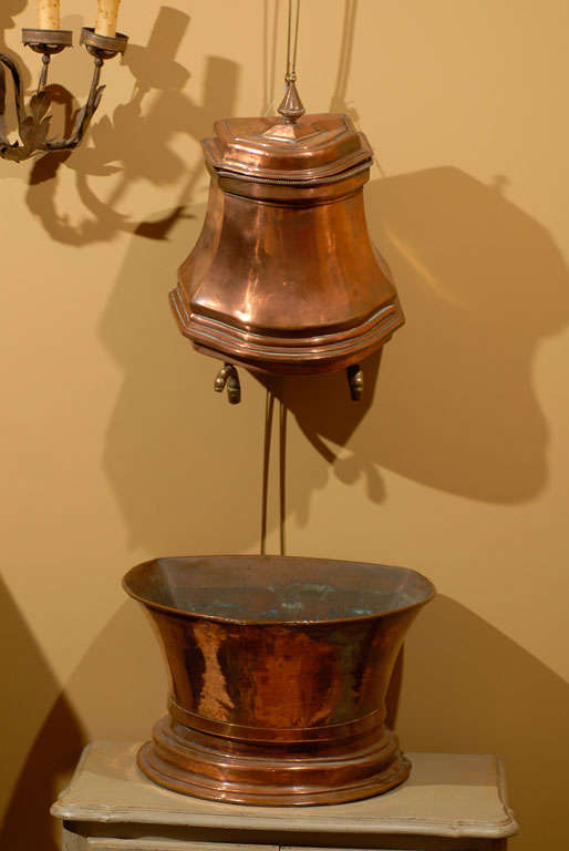 Old French Copper Lavabo For Sale 5