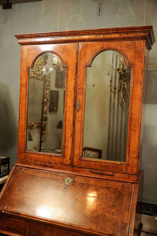 William and Mary Walnut Secretary Desk