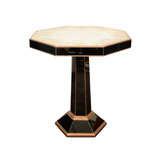 Octagonal Eglomise Occasional Table by Jansen