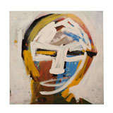 Vintage "Cara IV" Abstract Painting by Edgar Rodriguez