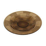 Art Deco Smoke-Grey Bowl by Daum with Acid Etched Detailing. Art Deco Smoke-Grey Bowl by Daum with Acid Etched Detailing.