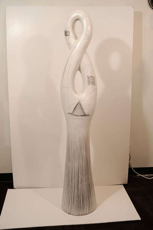 Outstanding Abstract Ceramic Sculpture by Yuri Zatarain 3