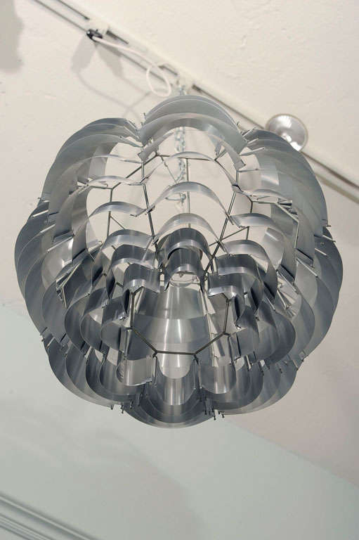 French Pair of Orion ceiling lights by Max Sauze