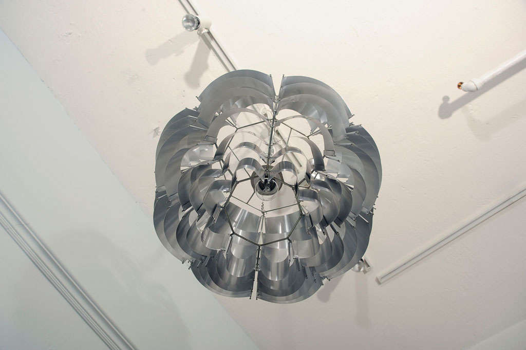 Pair of Orion ceiling lights by Max Sauze 2